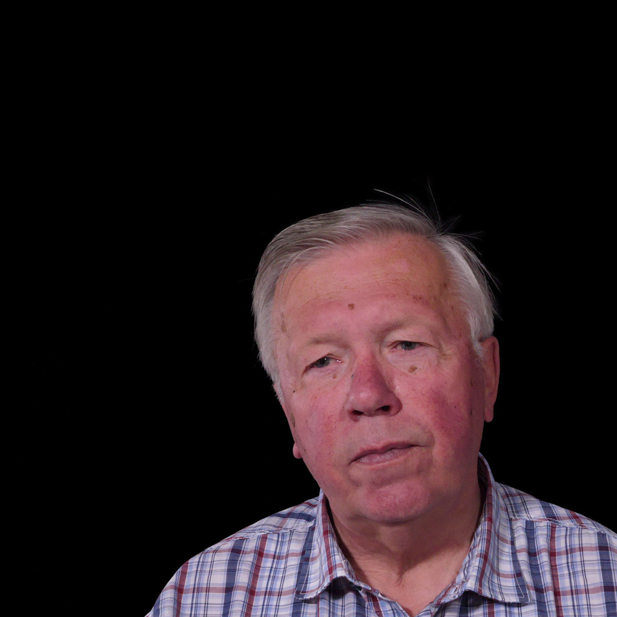 Porträt des Zeitzeugen Rolf Kiesel